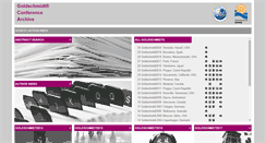 Desktop Screenshot of goldschmidt.info